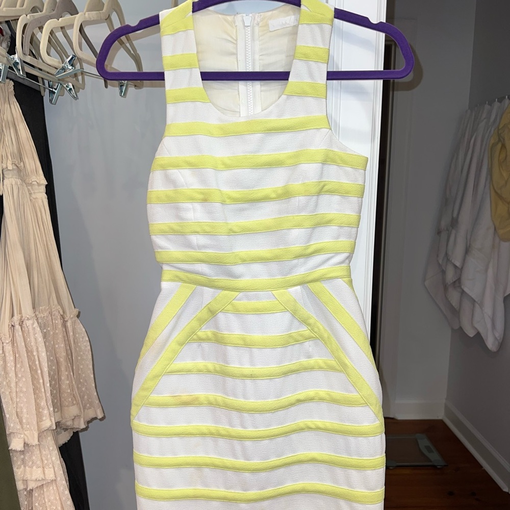 Yellow Striped Dress